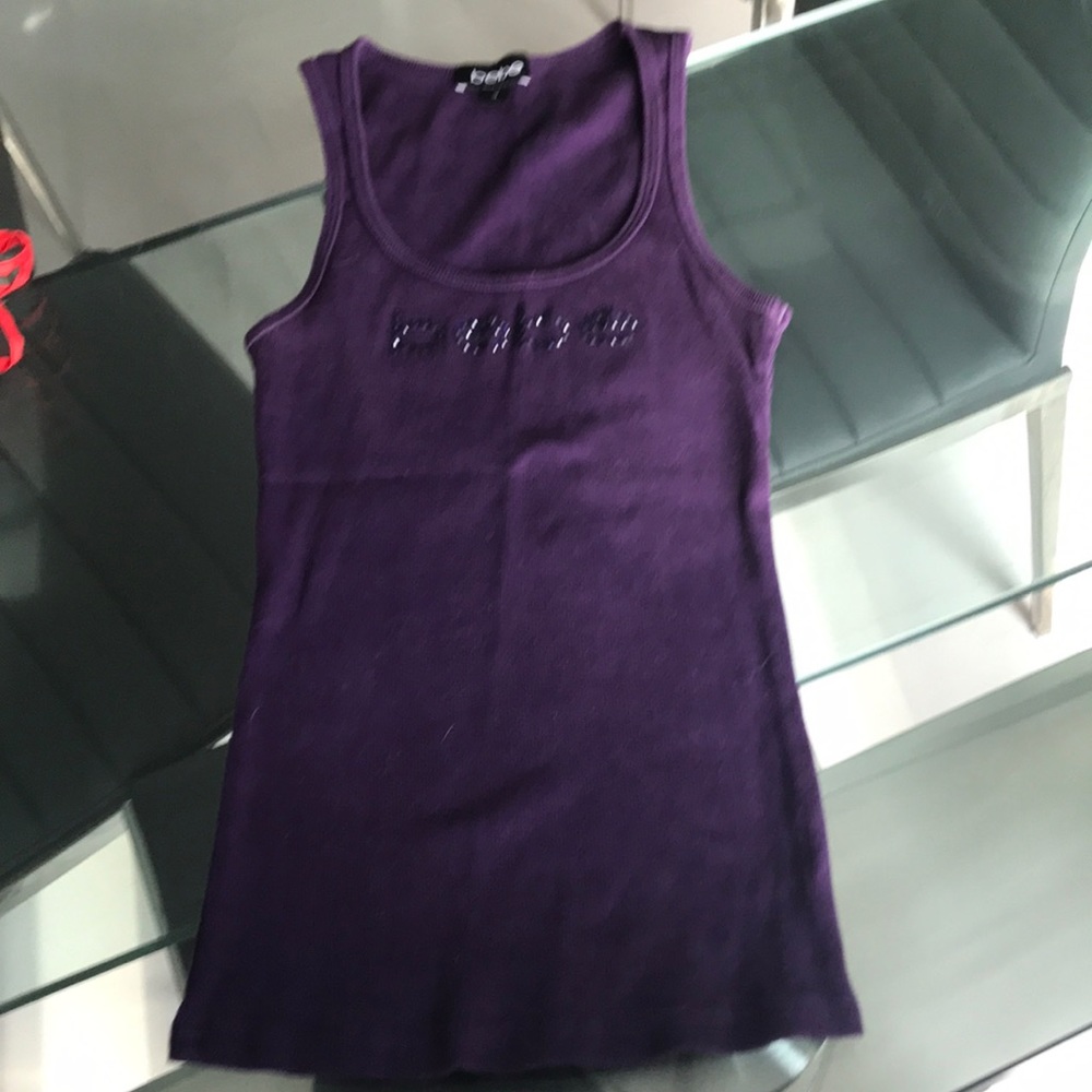 Bebe Signature Logo Tank Top